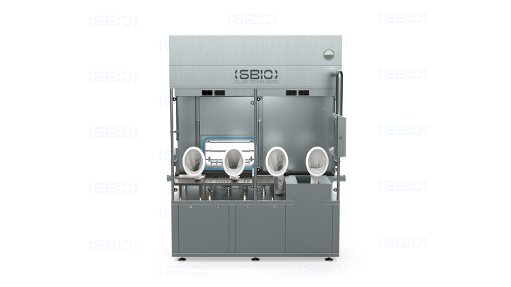 Máquina semiautomática de carga de viales a liofilizador